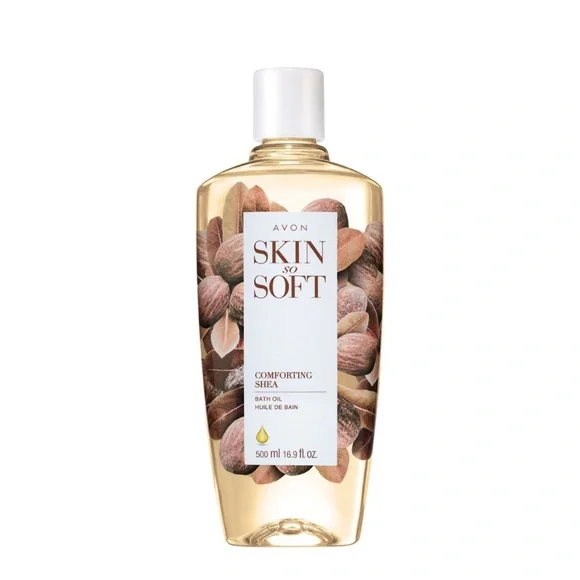 Skin So Soft Comforting Shea Butter Bath Oil by Avon Bundle, 500ml/16.9 oz. NWT